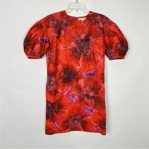 Ann Mashburn short sleeve floral shift dress 
Size XS excellent condition